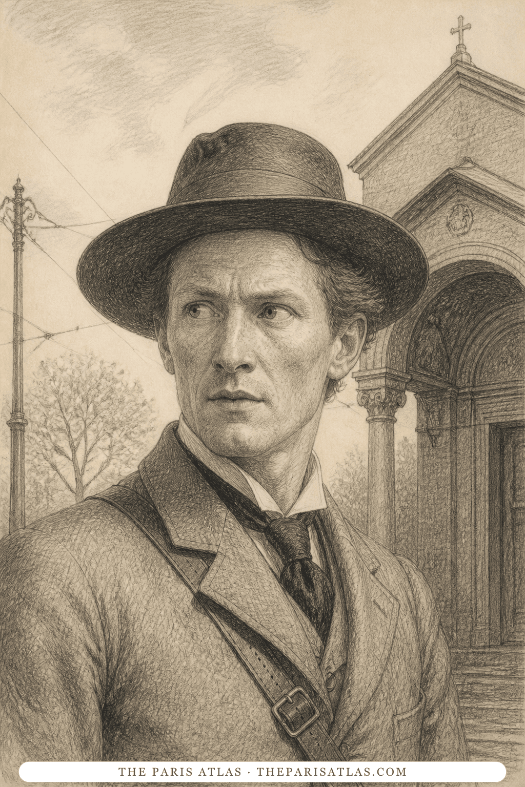Illustrated portrait of The Red-Haired Traveler