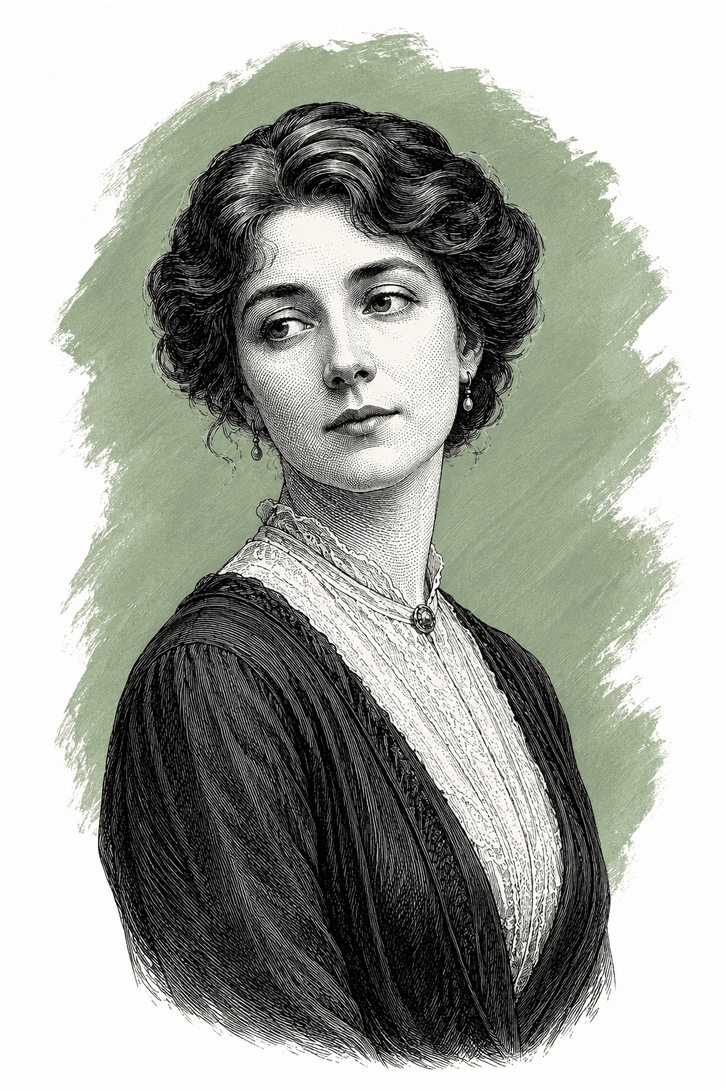 Illustrated portrait of Lenehan