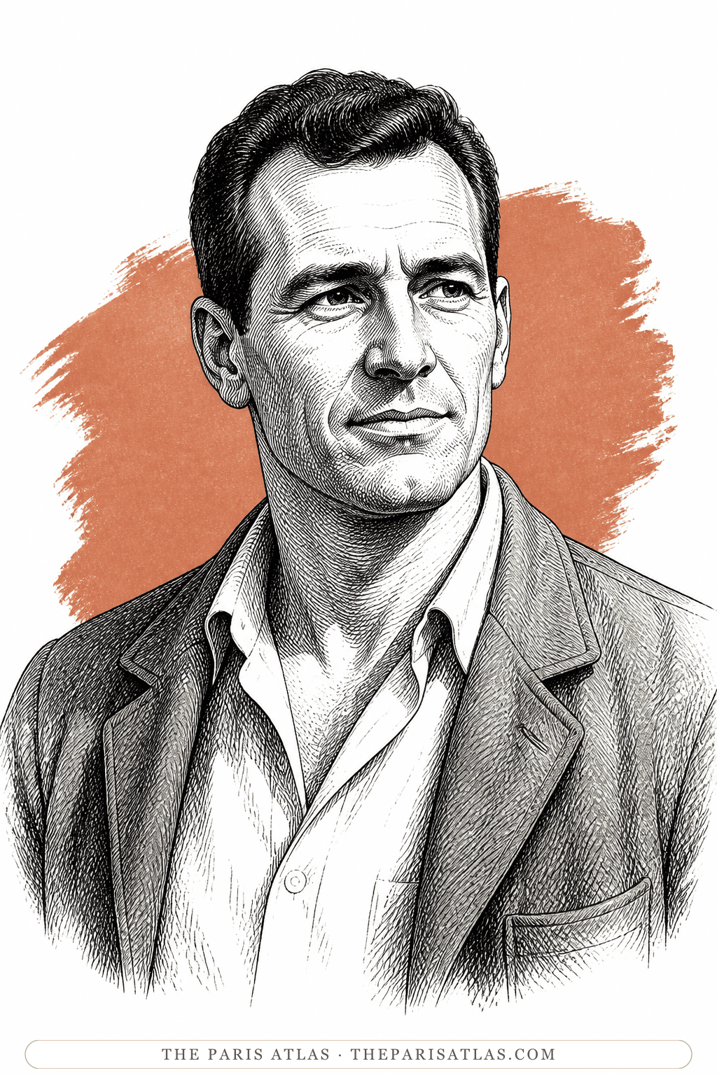 Illustrated portrait of d'Arrast