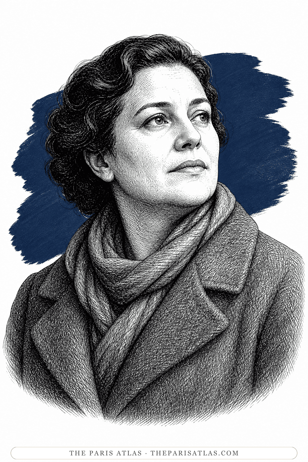 Illustrated portrait of Janine