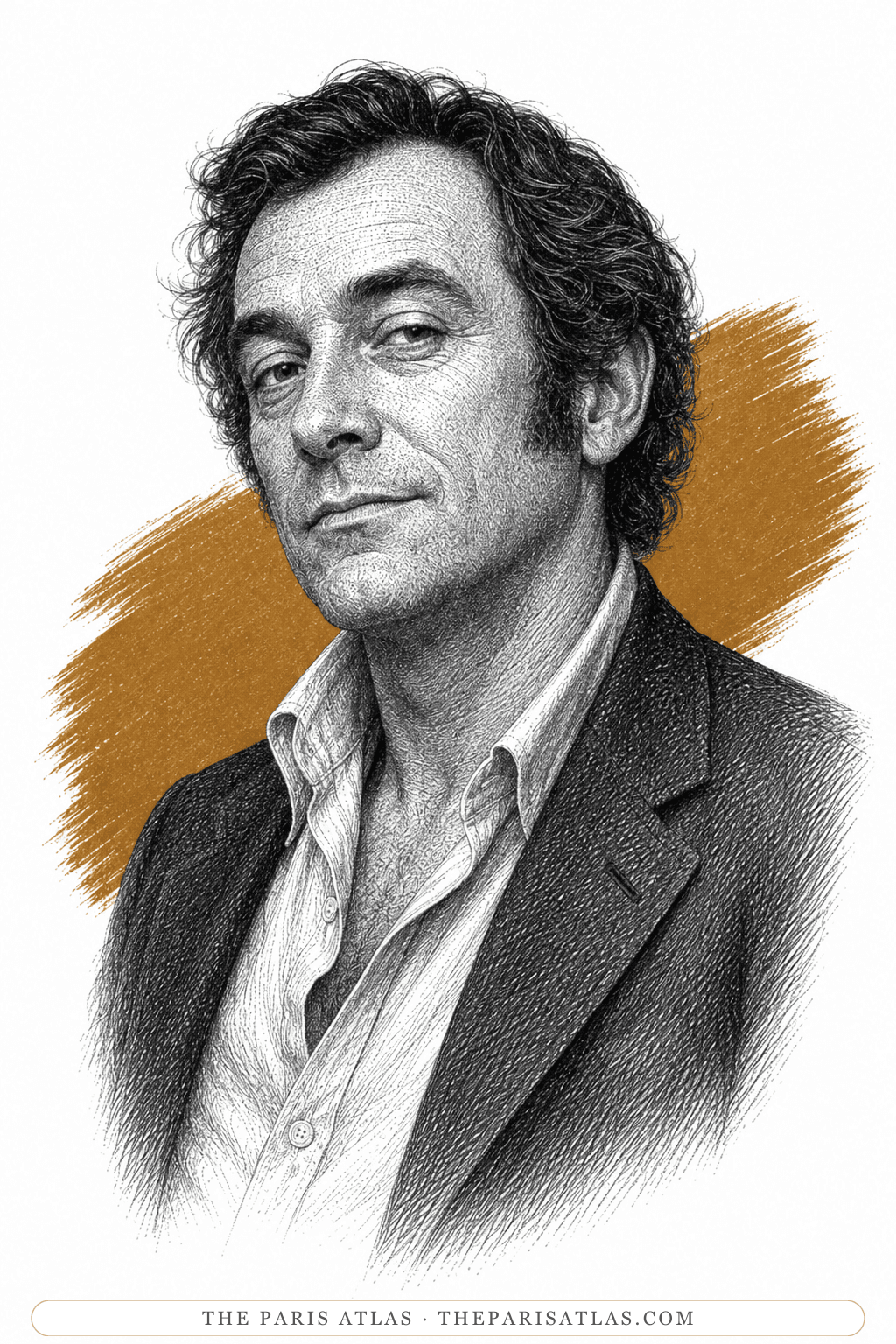 Illustrated portrait of Adrian Goodlove