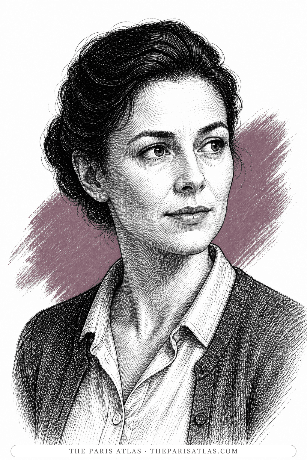Illustrated portrait of Lili