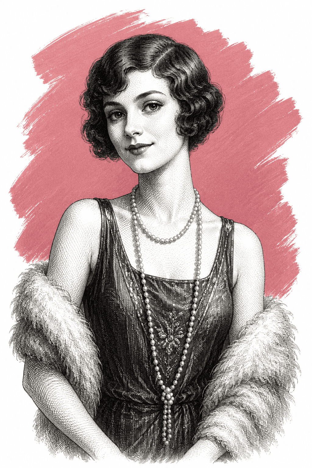 Illustrated portrait of Lois