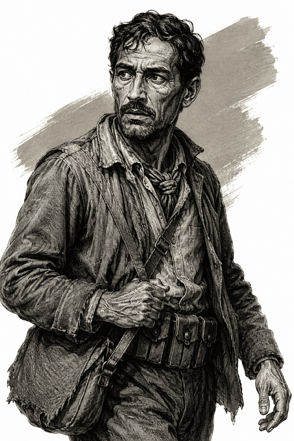 Illustrated portrait of Andrés