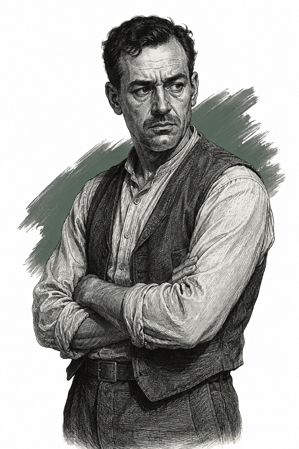 Illustrated portrait of Fernando