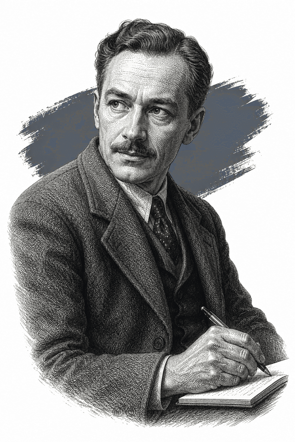 Illustrated portrait of Karkov