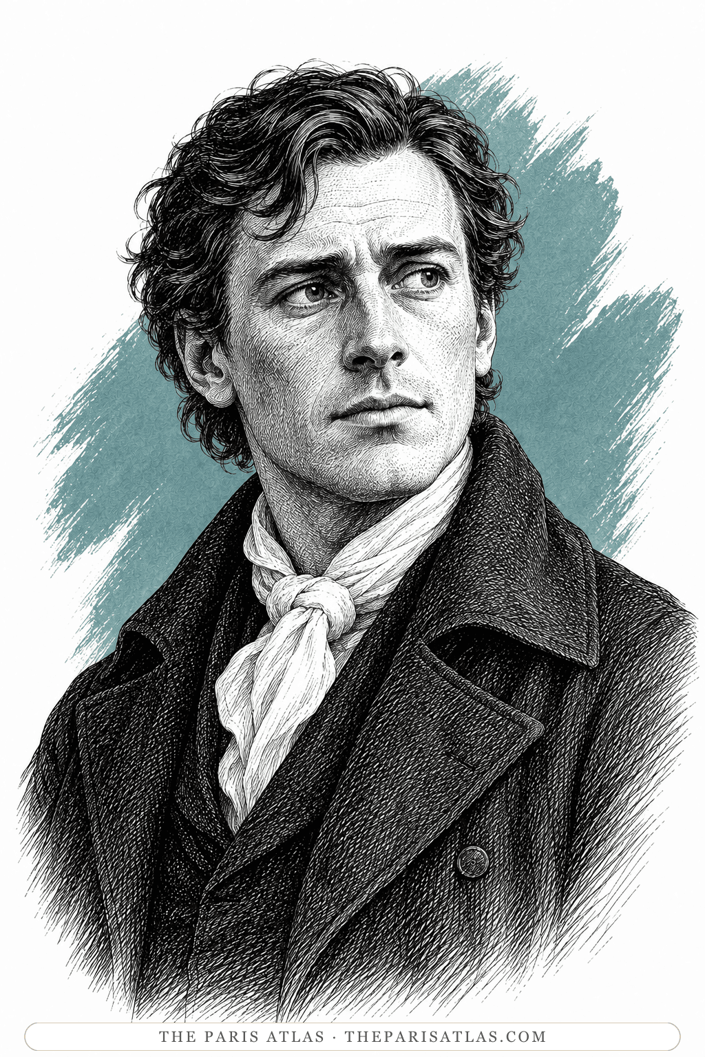 Illustrated portrait of Robert Walton