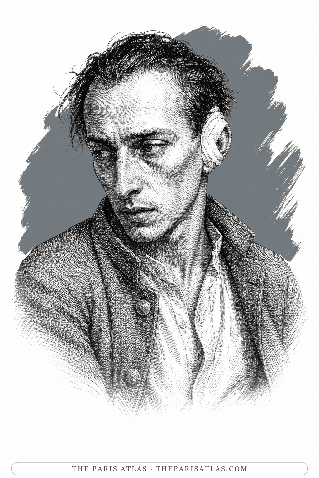 Illustrated portrait of Ferdinand