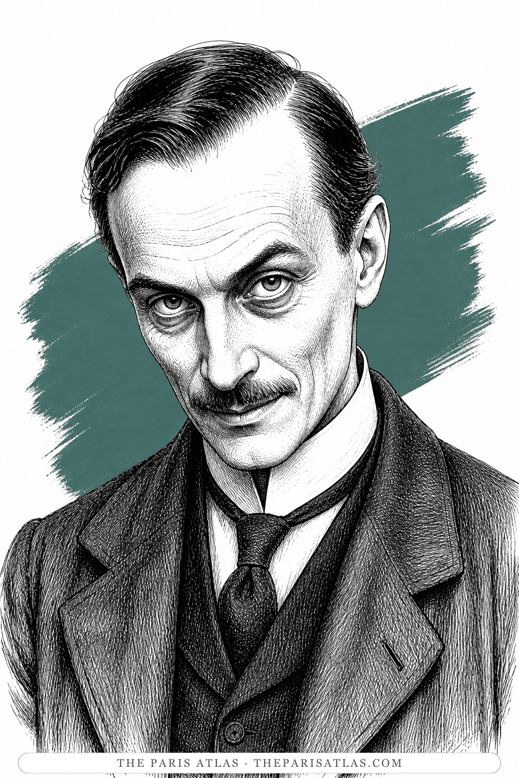Illustrated portrait of Clodovitz