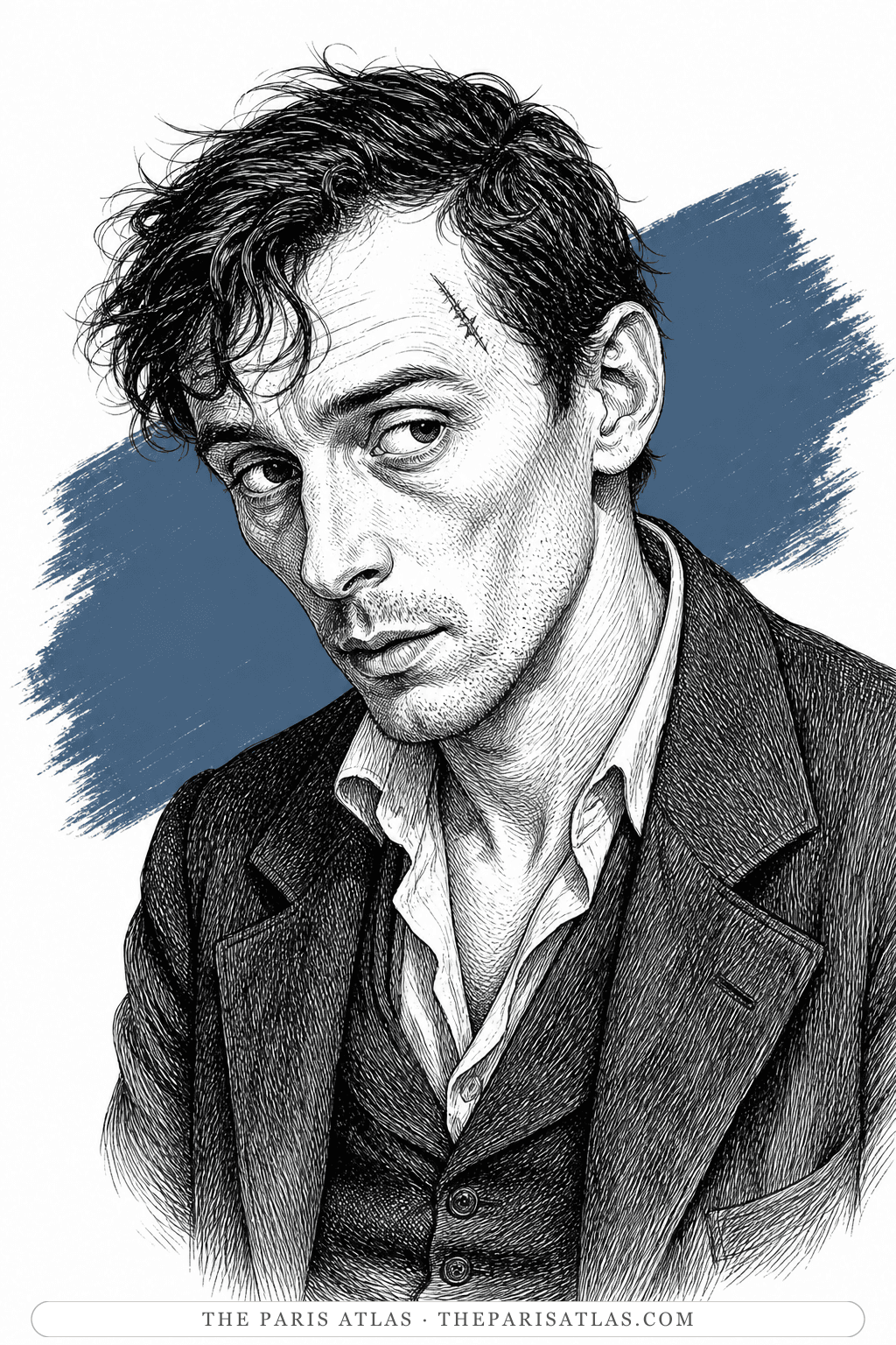 Illustrated portrait of Ferdinand