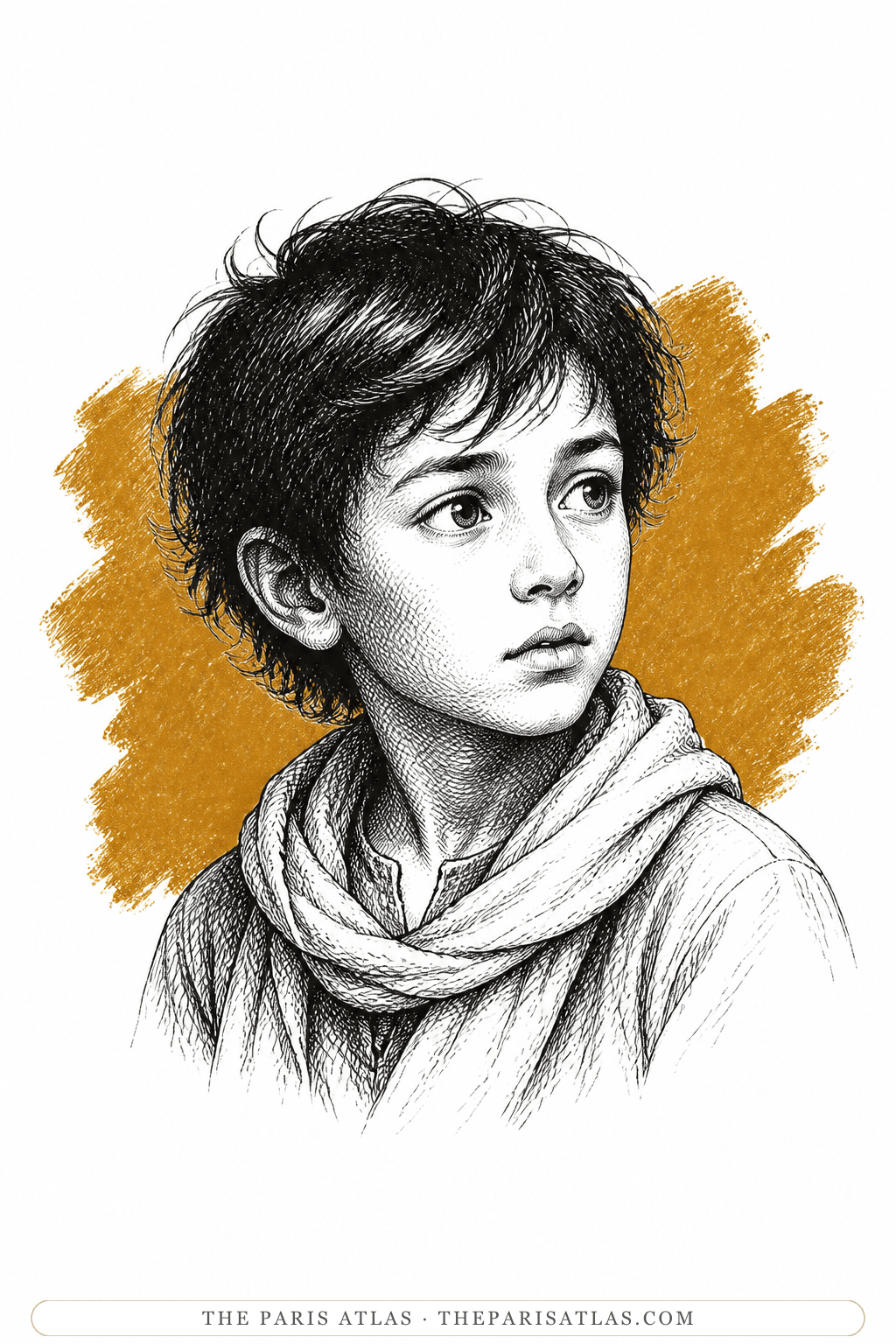 Illustrated portrait of Petit Mouck