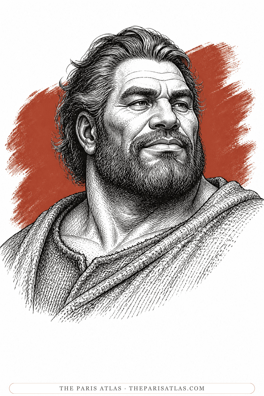 Illustrated portrait of The Giant