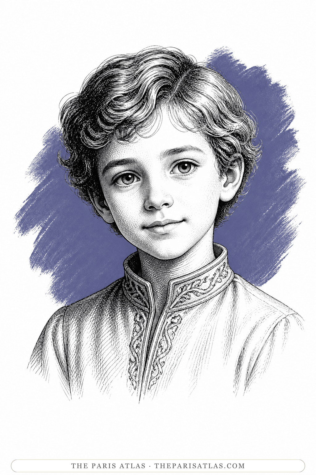 Illustrated portrait of The Little Prince
