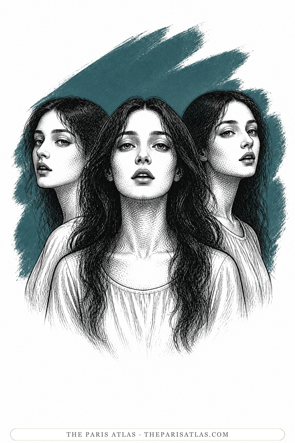 Illustrated portrait of The Sirens