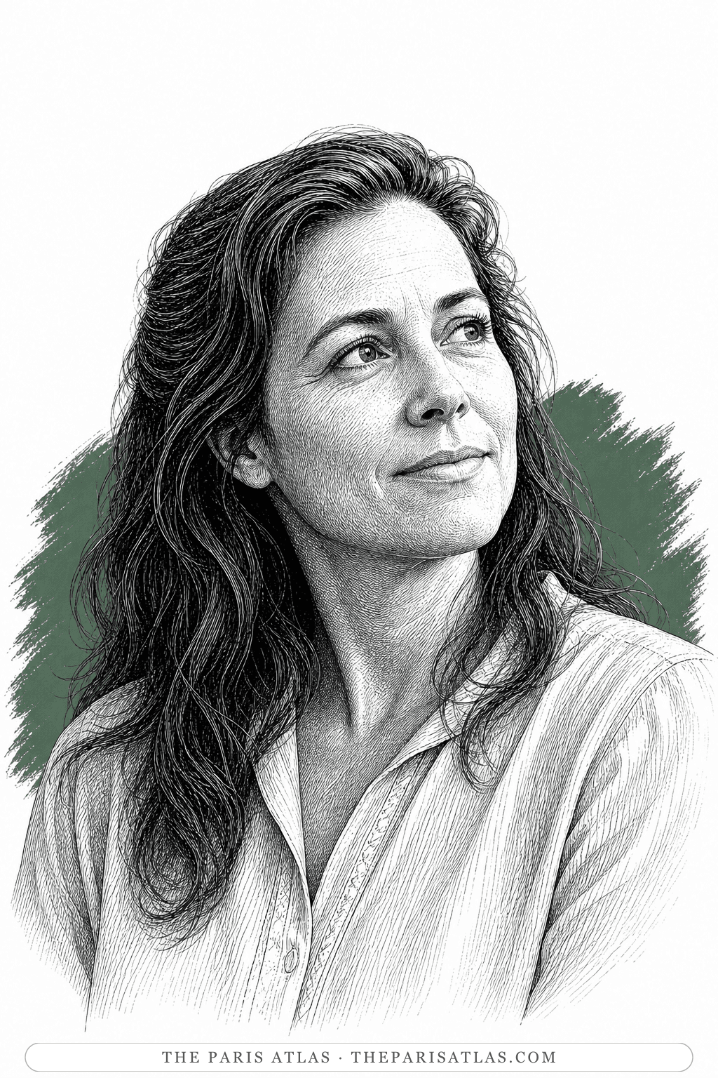 Illustrated portrait of Sarah