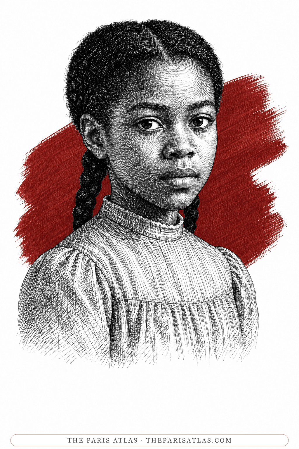 Illustrated portrait of Marguerite “Maya” Johnson