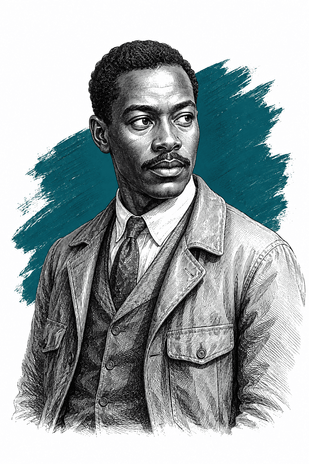 Illustrated portrait of Bugs