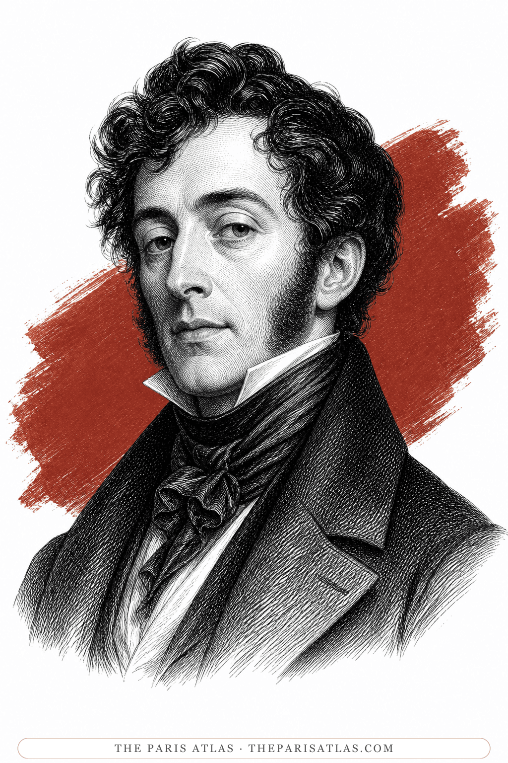 Illustrated portrait of Thomas Griffiths Wainewright
