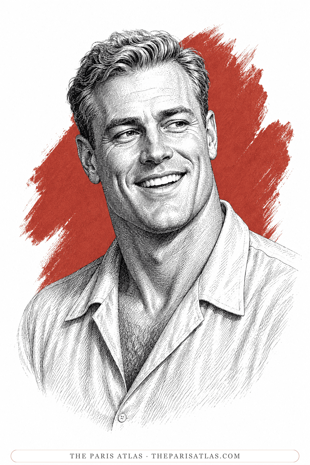 Illustrated portrait of Harry