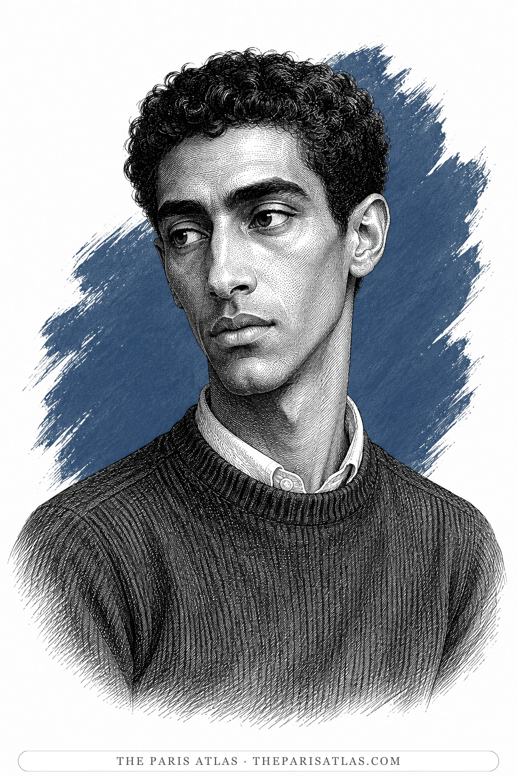 Illustrated portrait of The young man (Romeo)