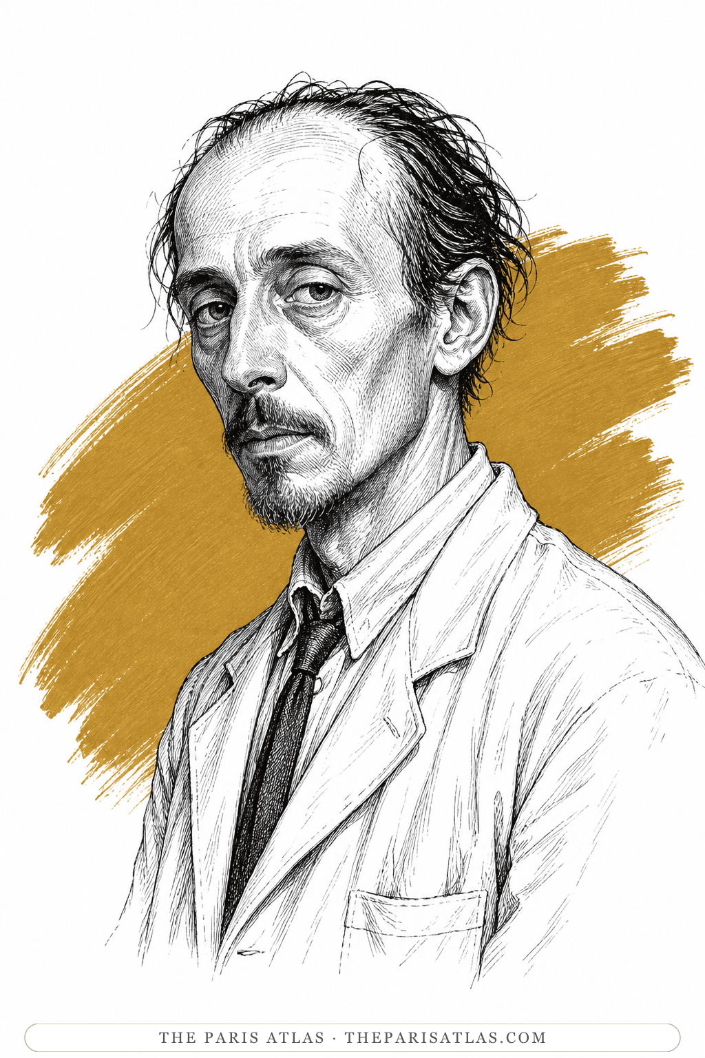 Illustrated portrait of Doctor Gaige