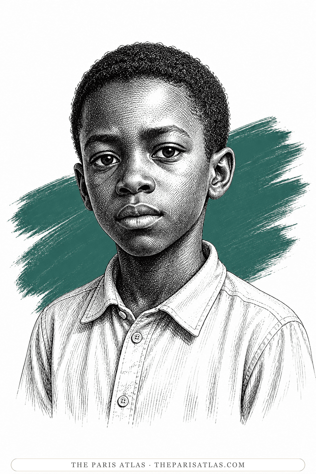 Illustrated portrait of Mamadou