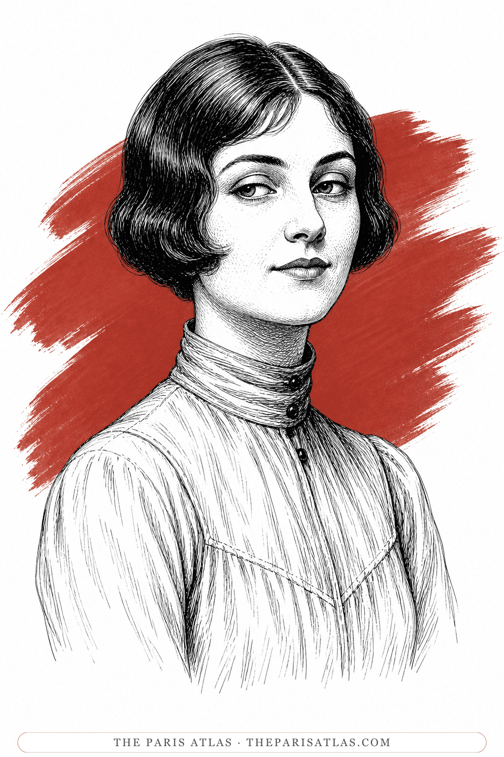 Illustrated portrait of Vera Stern