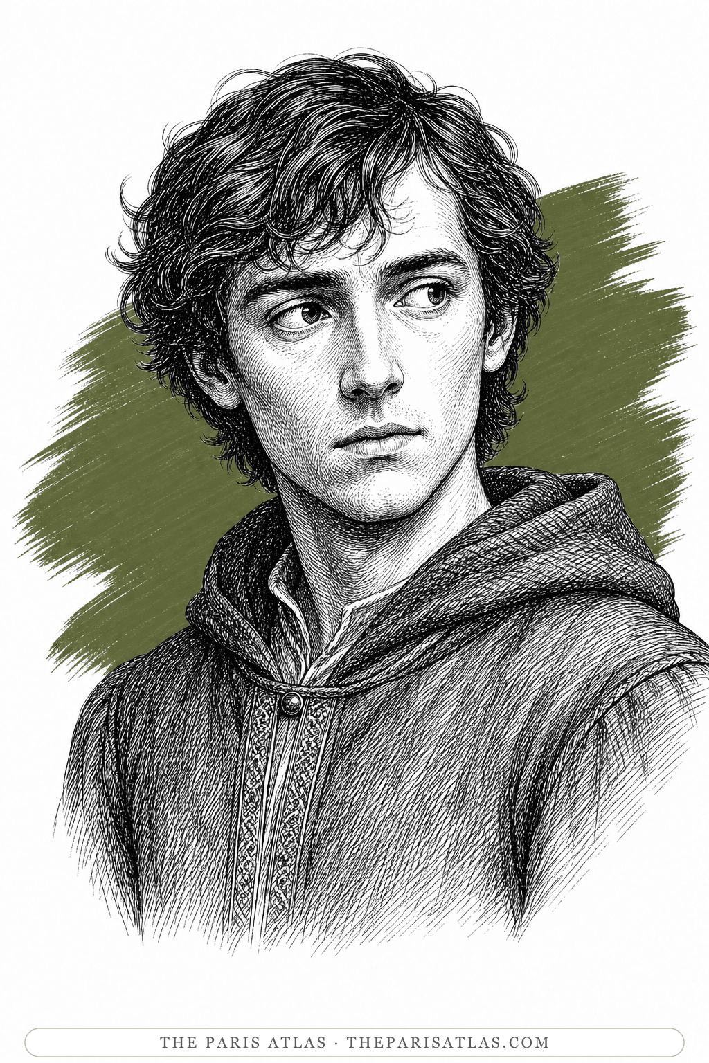 Illustrated portrait of Joad