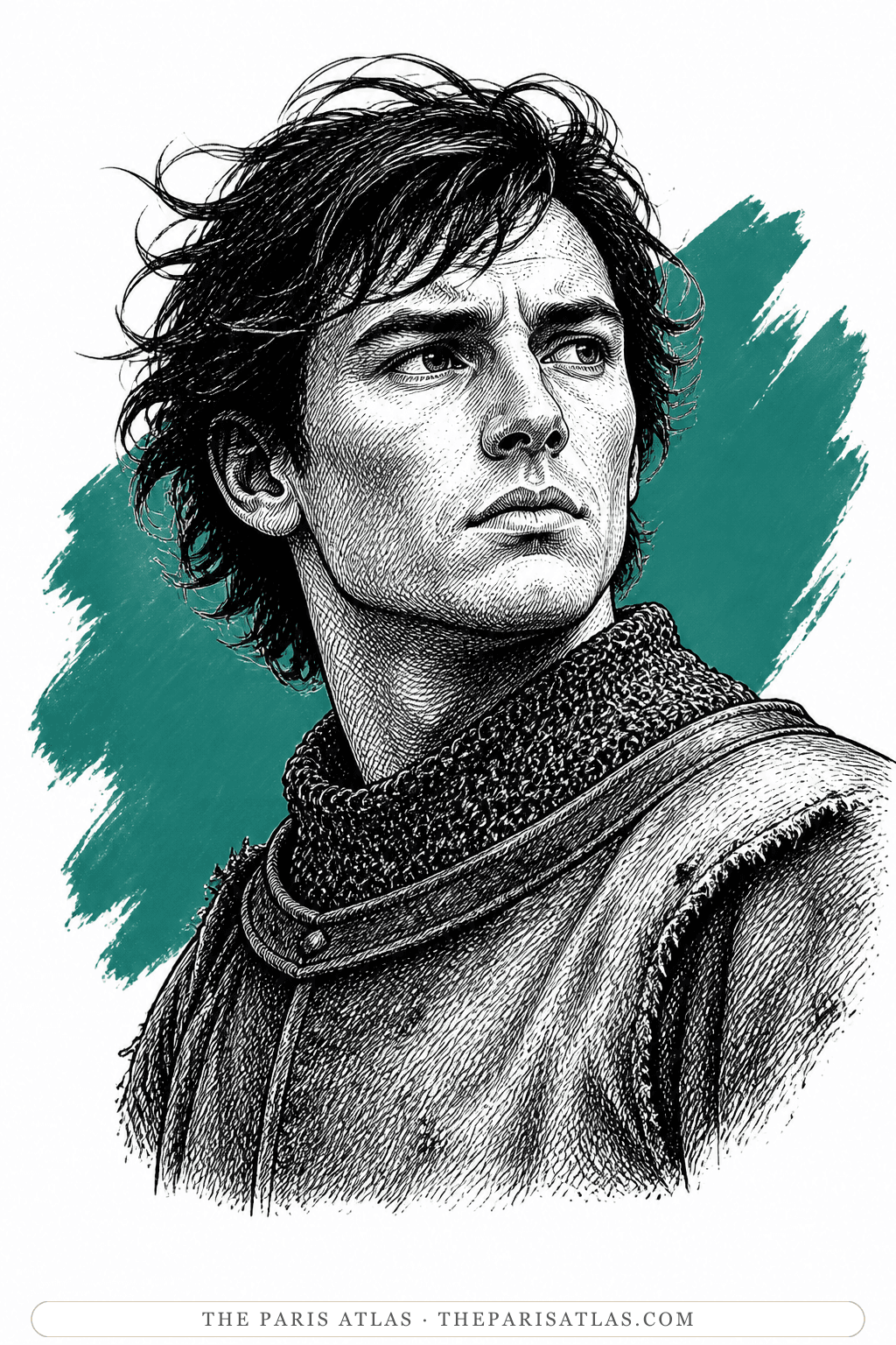 Illustrated portrait of Prince Gwendor