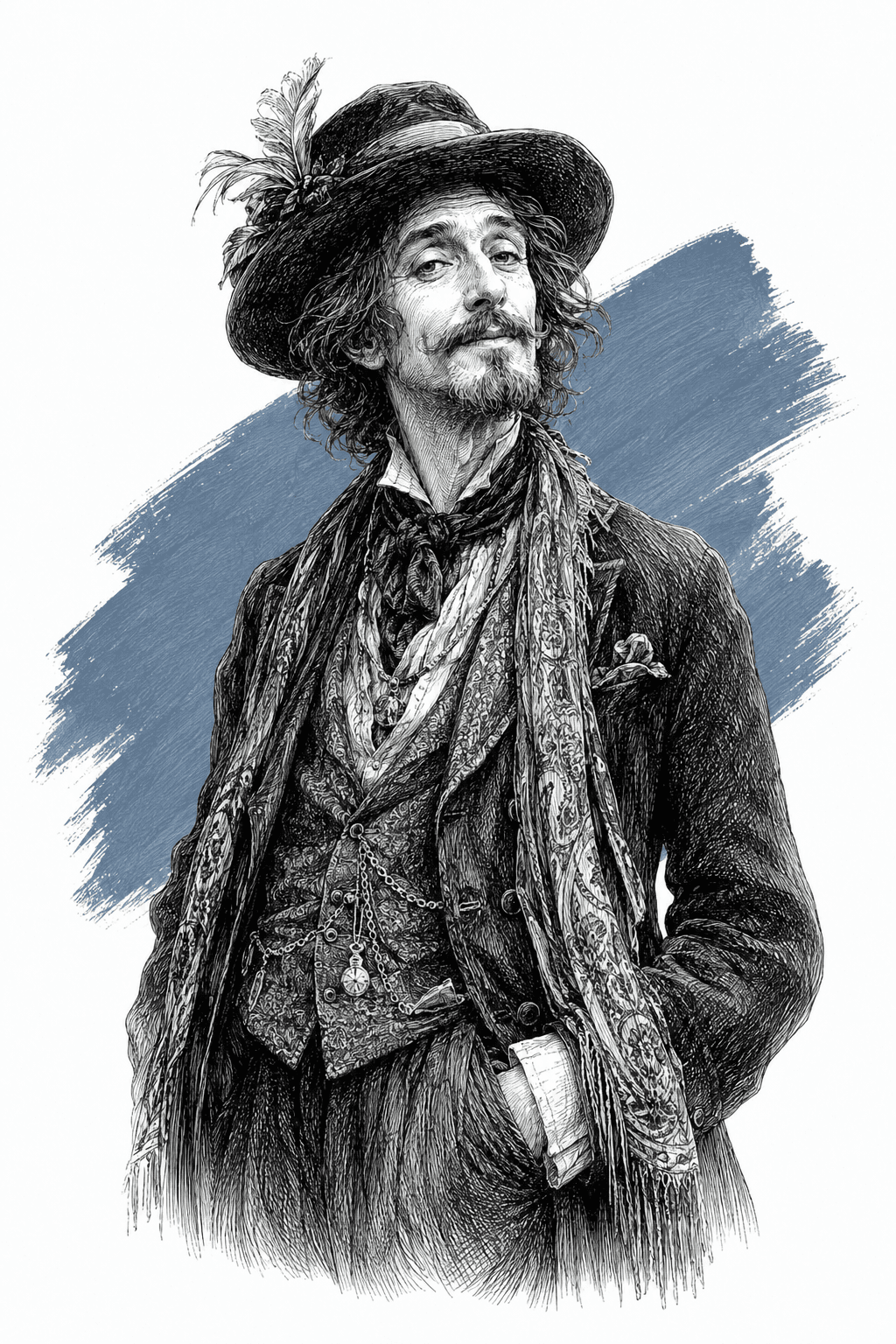 Illustrated portrait of Lady Buck-and-Balk