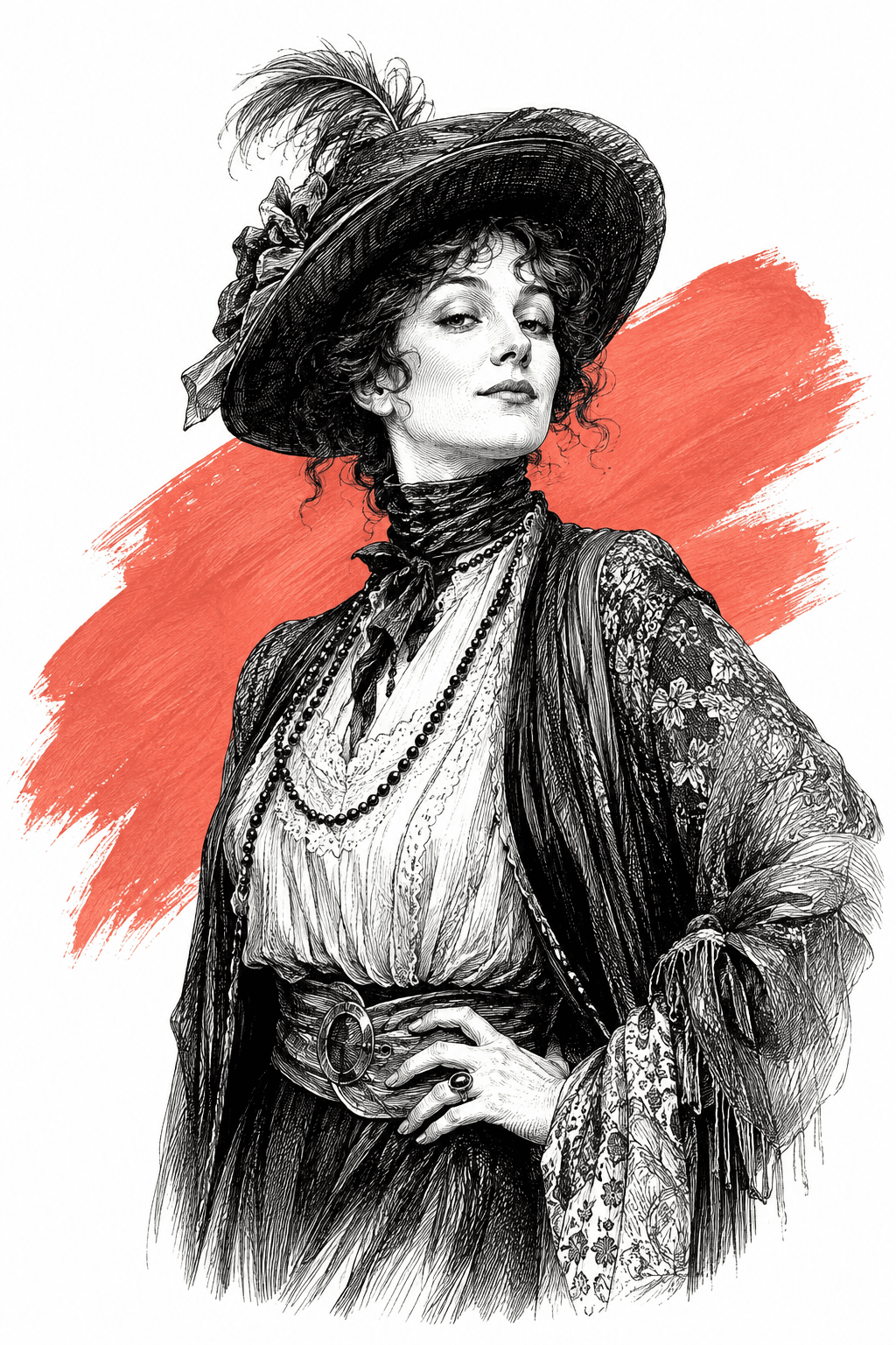 Illustrated portrait of Patience Scalpel