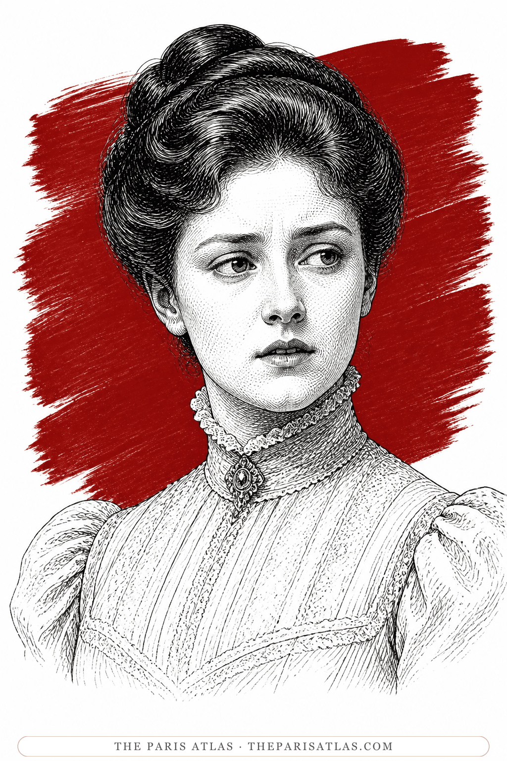 Illustrated portrait of Lady Margaret Windermere