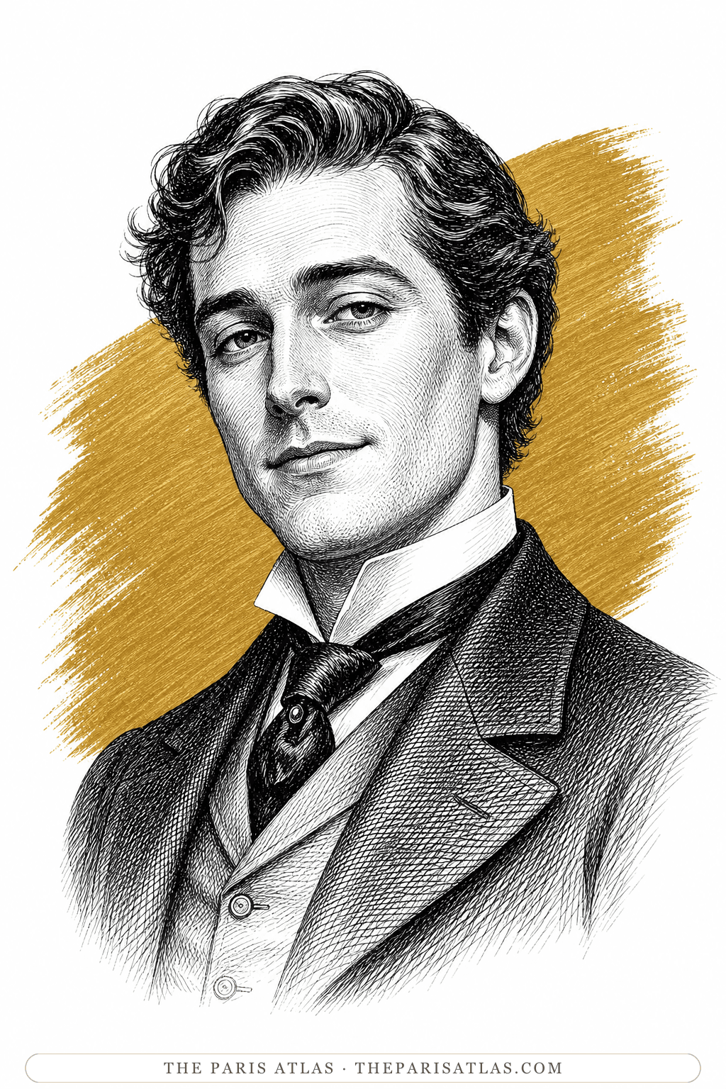 Illustrated portrait of Lord Darlington