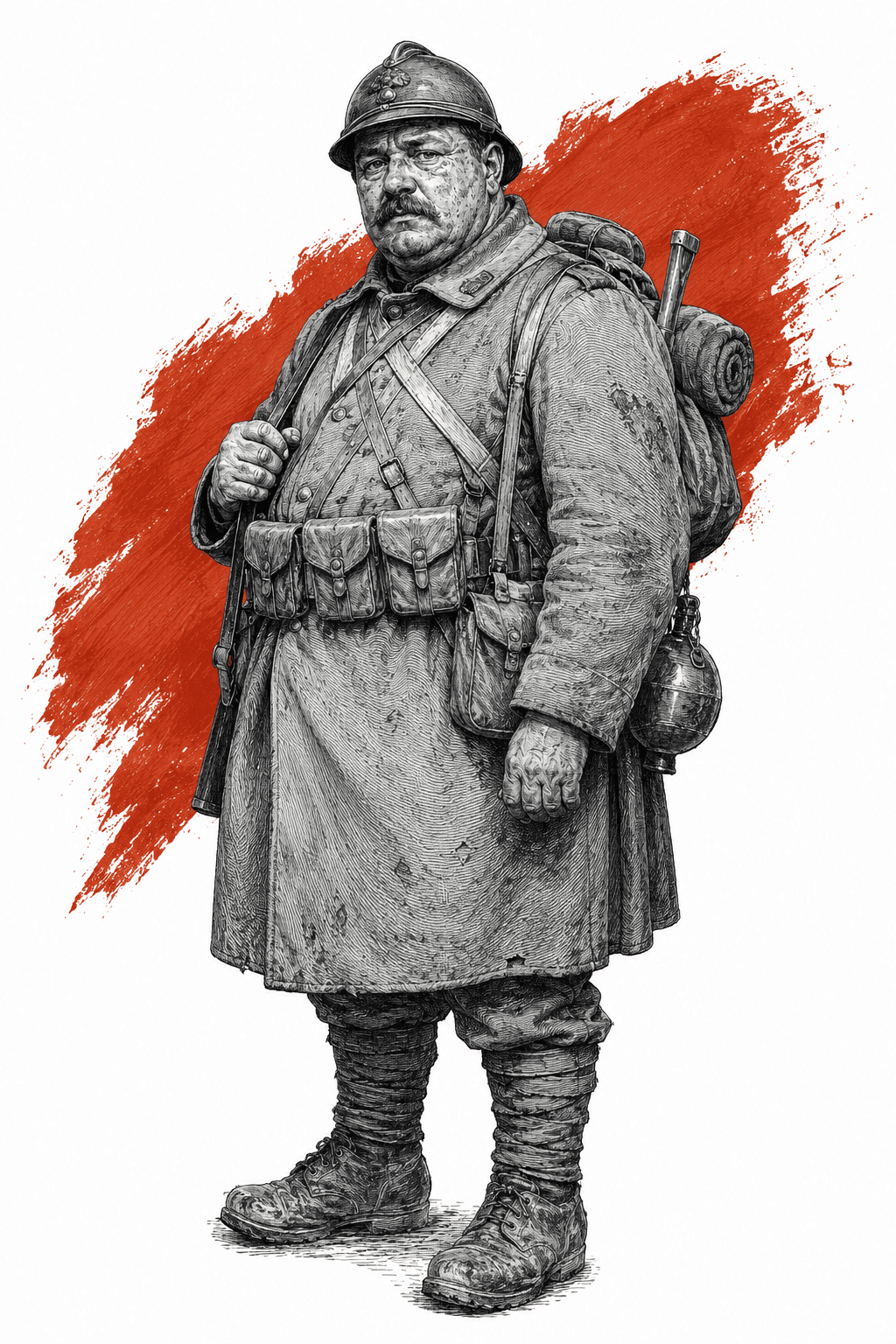 Illustrated portrait of Papa Blaire