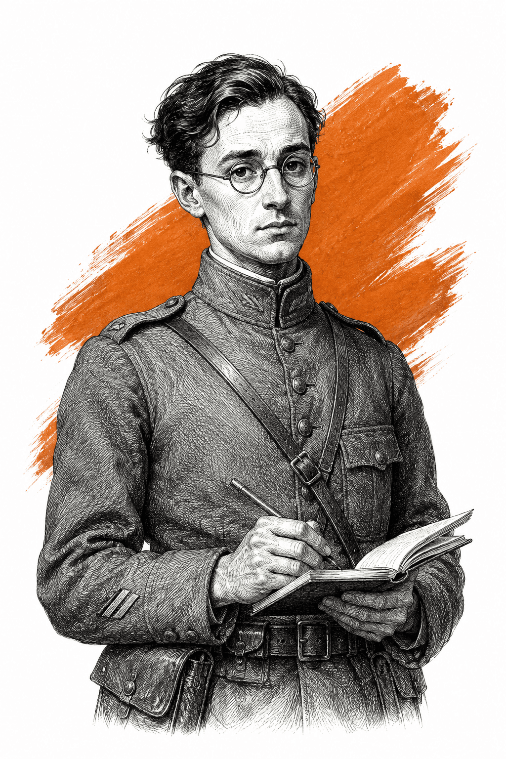 Illustrated portrait of The narrator