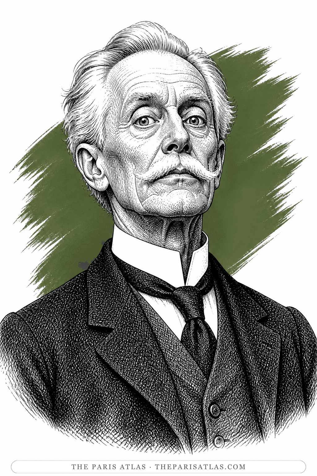 Illustrated portrait of Colonel O'Collogham