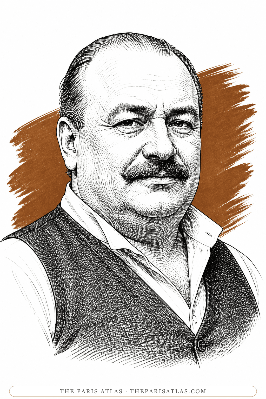Illustrated portrait of Prospero