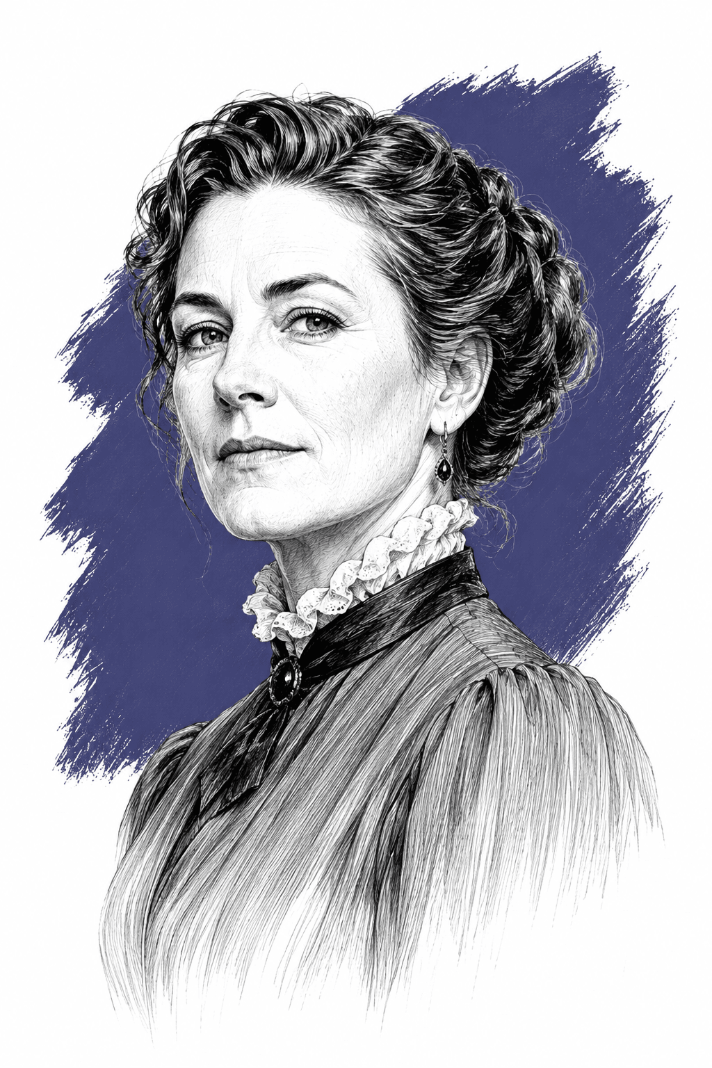 Illustrated portrait of Alice's sisters