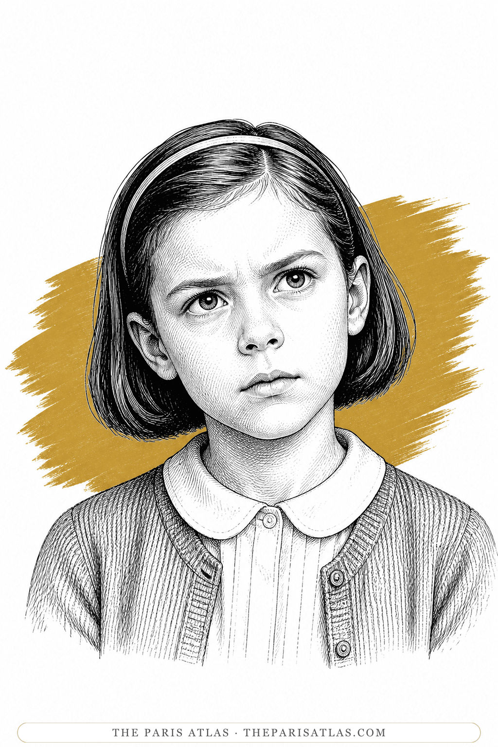 Illustrated portrait of Catherine
