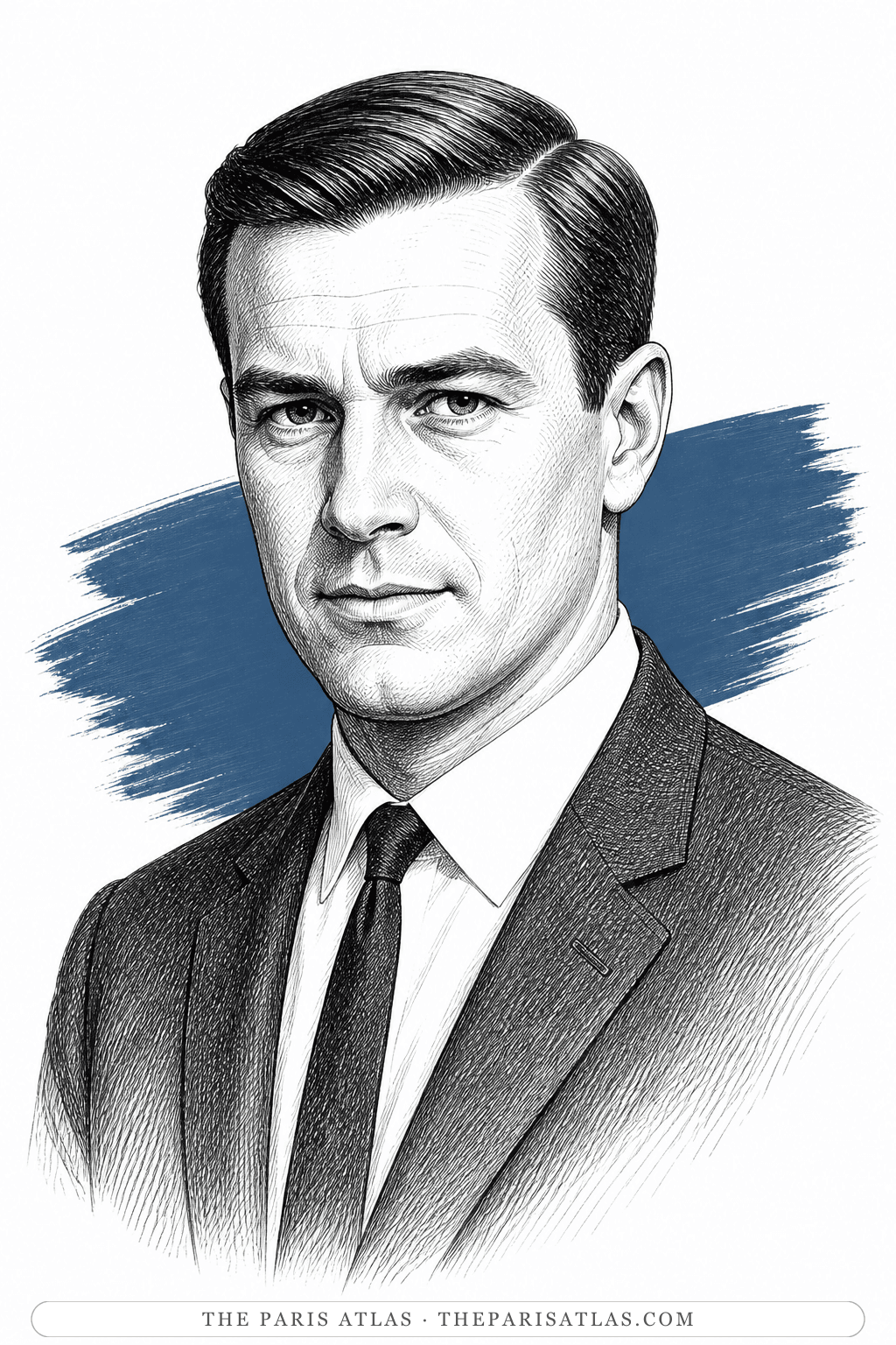 Illustrated portrait of Jean-Charles