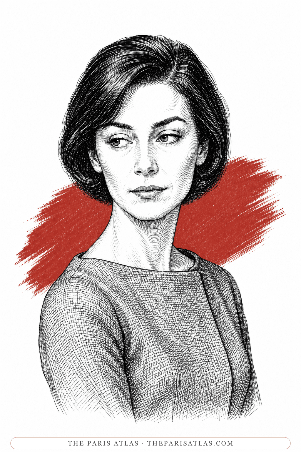 Illustrated portrait of Laurence