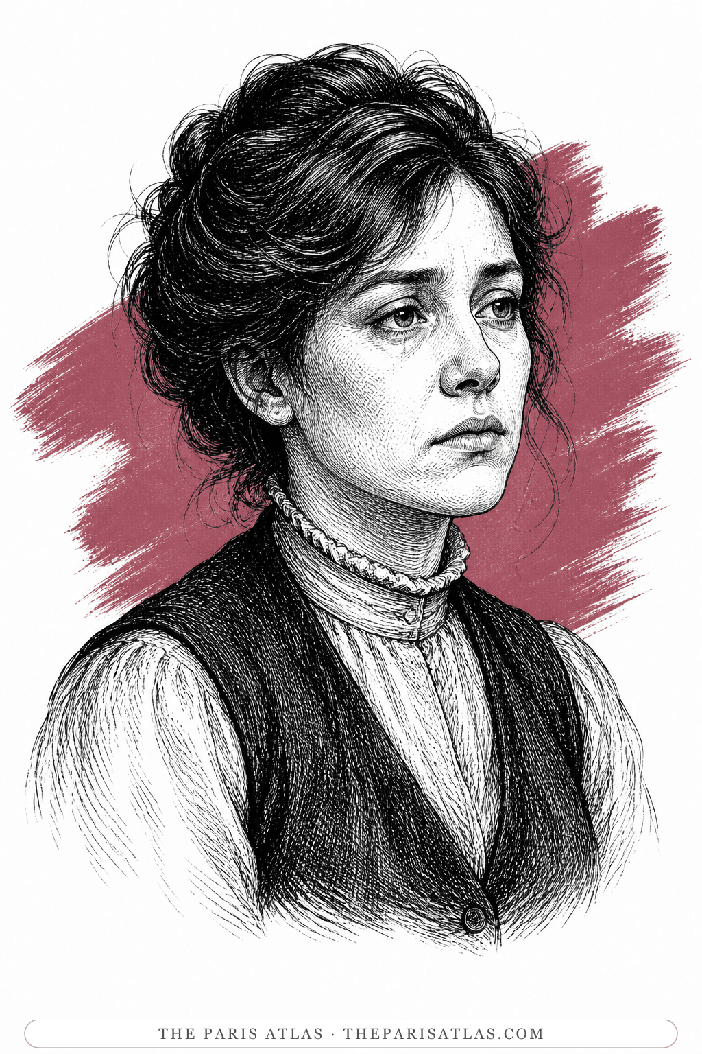 Illustrated portrait of Mabel