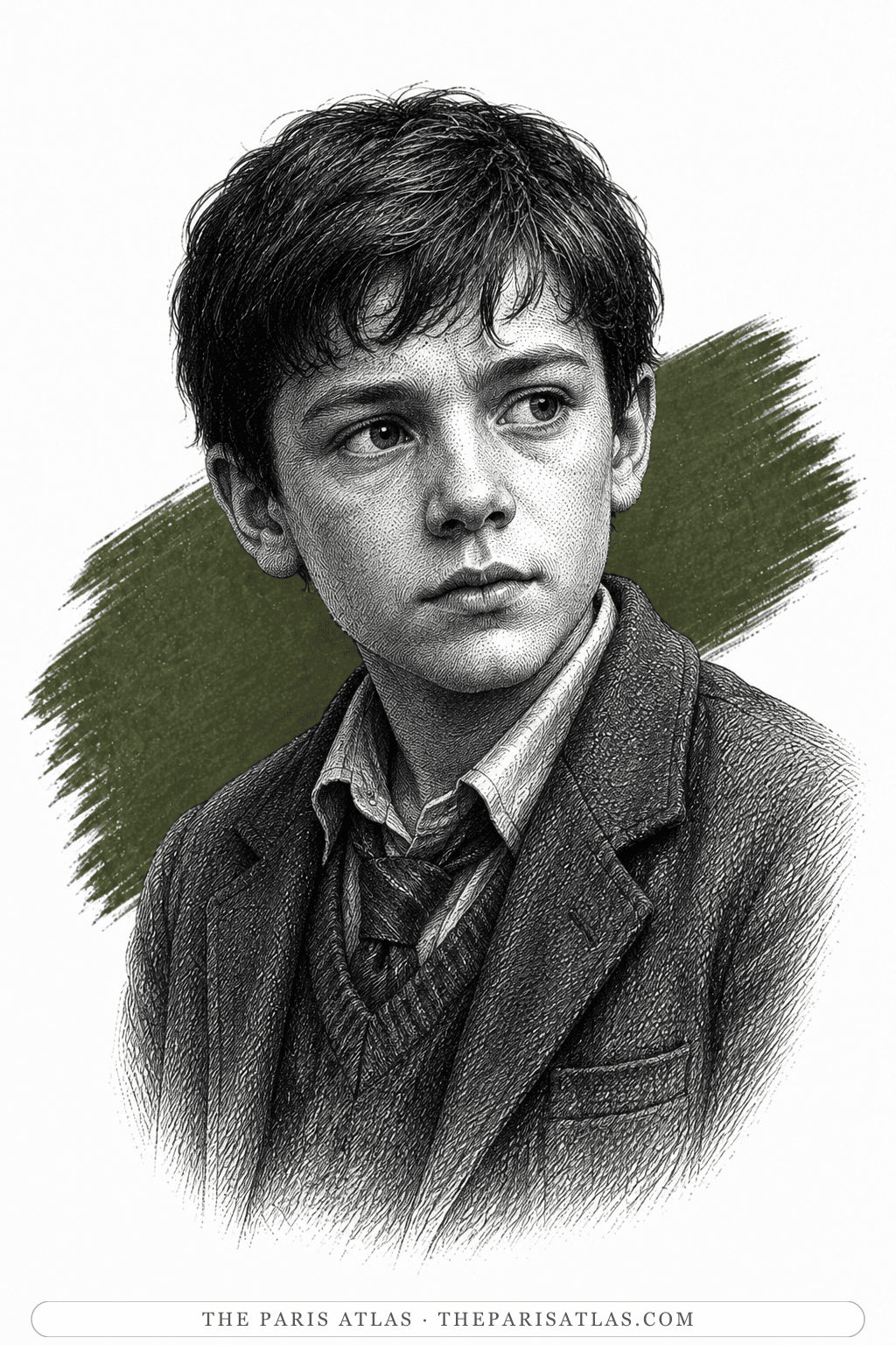 Illustrated portrait of Simon