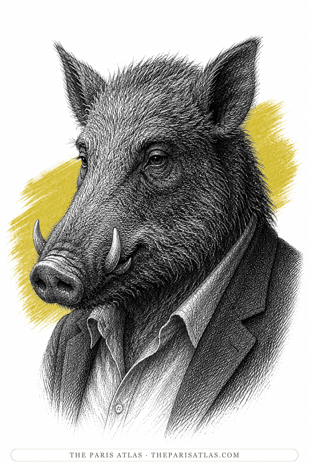 Illustrated portrait of The Lord of the Flies