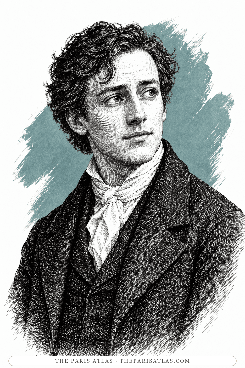 Illustrated portrait of Woodville
