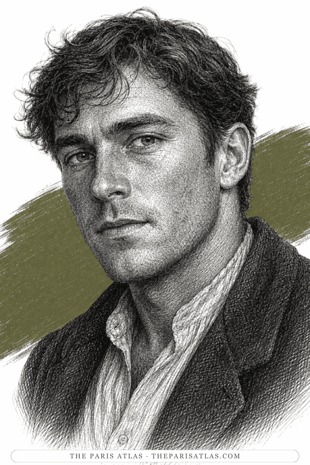 Illustrated portrait of Alec Scudder