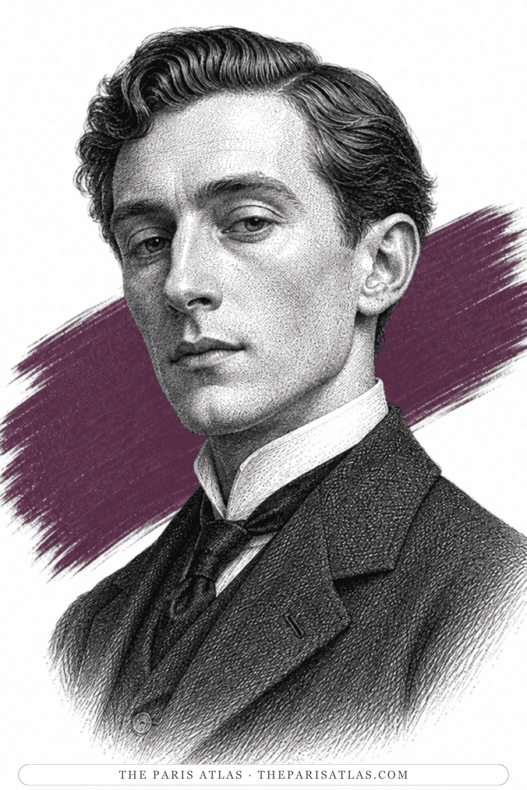 Illustrated portrait of Clive Durham
