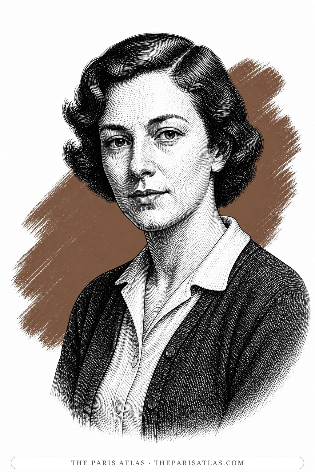 Illustrated portrait of Betty Ryan