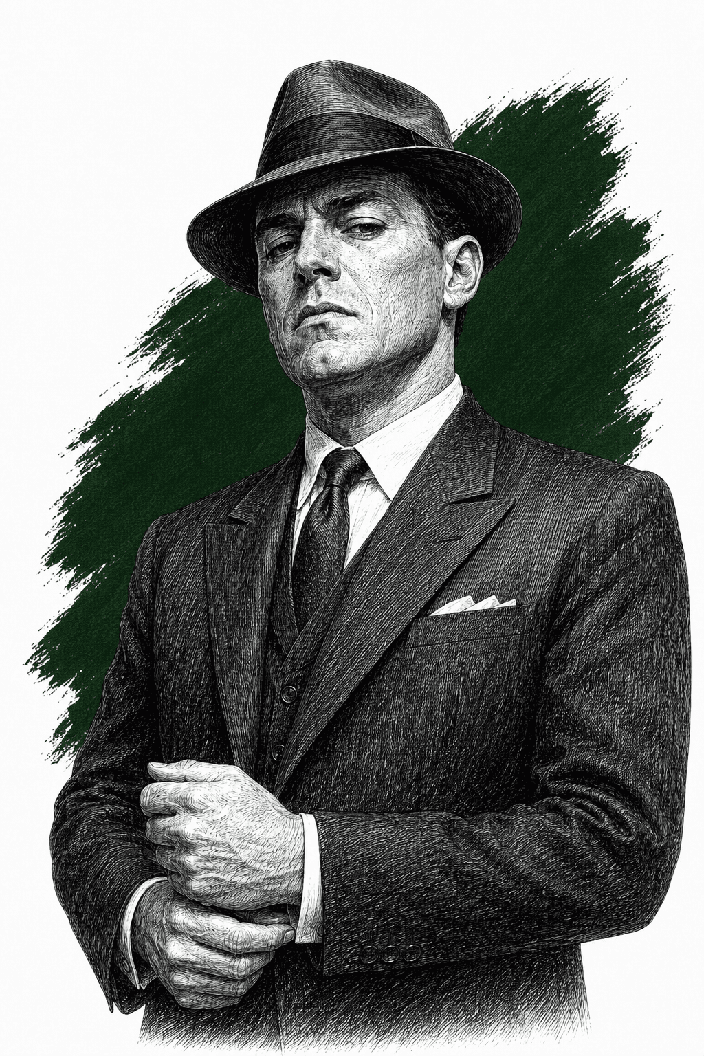Illustrated portrait of Al