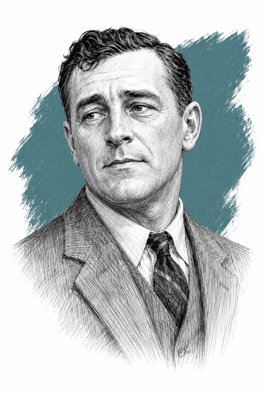 Illustrated portrait of Jack Brennan